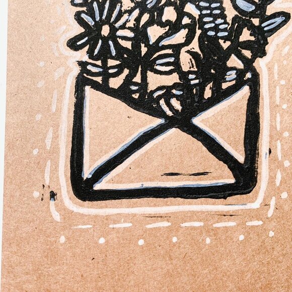 5x7 You’ve Got Mail Blockprint - Picture 4 of 6